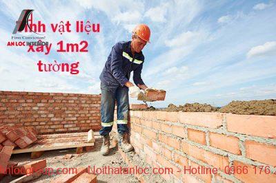 Cách tính vật liệu xây 1m2 tường đơn giản, chính xác