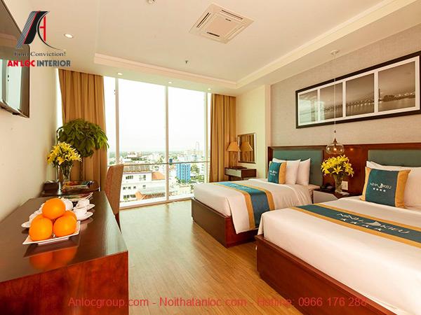Nội thất khách sạn đẹp với các vật dụng tiện nghi, công năng hiệu quả