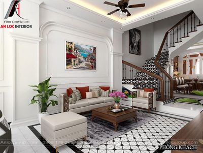 Ghế sofa phòng khách đẹp với đường nét cá tính, vững chắc