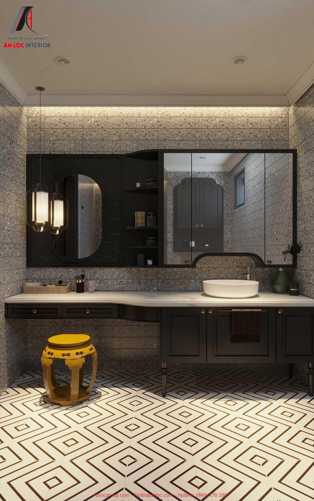 Thiết kế phòng tắm chung cư The Terra An Hưng