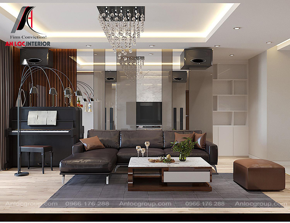 Thiết kế nội thất căn hộ 139m2 tại Goldmark City