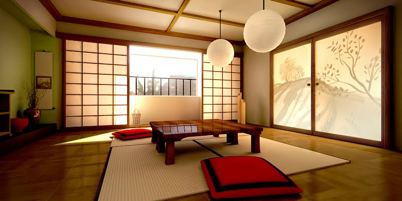 Không gian bàn trà chung cư phong cách Nhật nhẹ nhàng và an yên