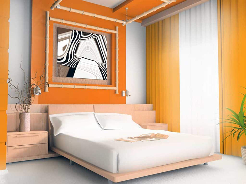 Mẫu 01: Phòng ngủ thiết kế đơn giản, nhẹ nhàng