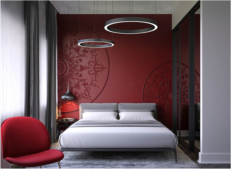 Mẫu 26: Phòng ngủ thiết kế theo phong cách Trung Hoa ấn tượng