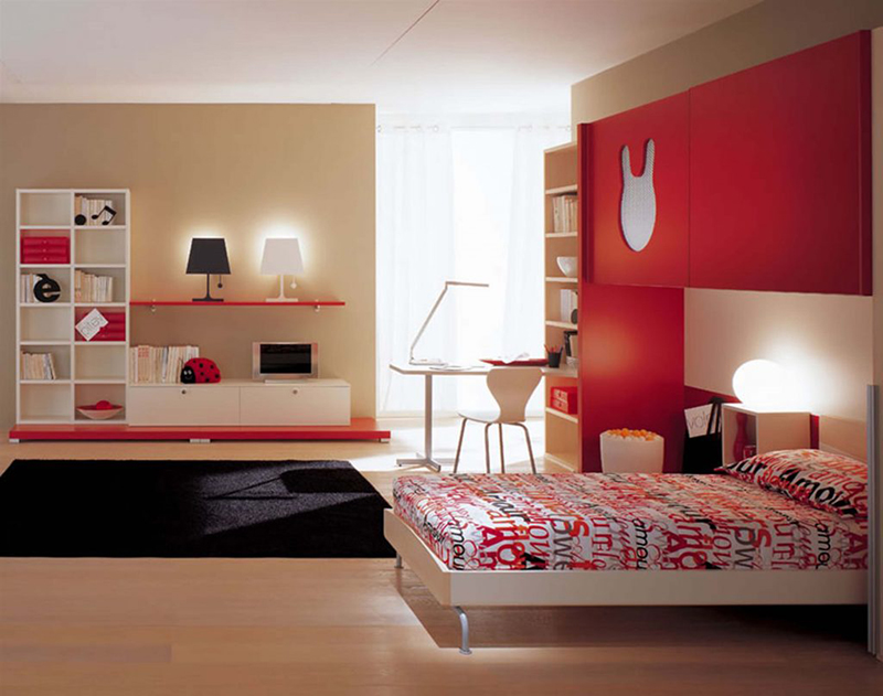 Mẫu 06: Thiết kế phòng ngủ phong cách hiện đại, sắp xếp không gian khoa học, tiện nghi