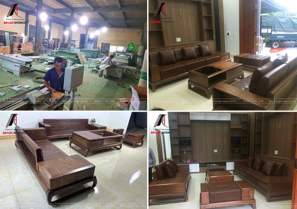 An Lộc sở hữu xưởng sản xuất đồ gỗ nội thất riêng