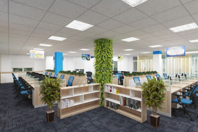 thiết kế văn phòng 200m2