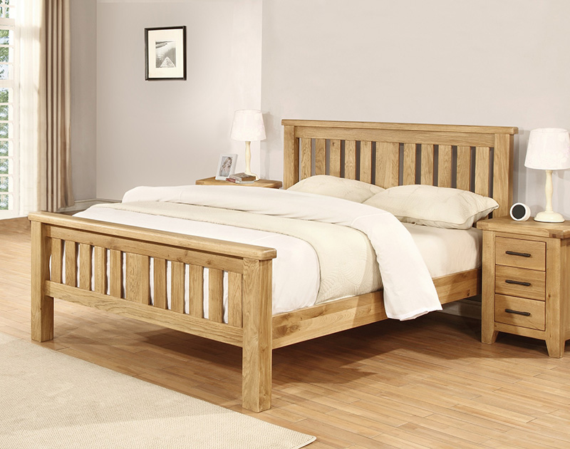 gỗ sồi làm giường