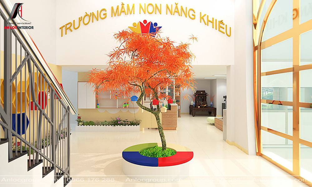 Thiết kế trường mầm non Louis tại Hoàng Ngân, Hà Nội