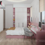 Thiết kế nội thất chung cư 2 phòng ngủ Luxury