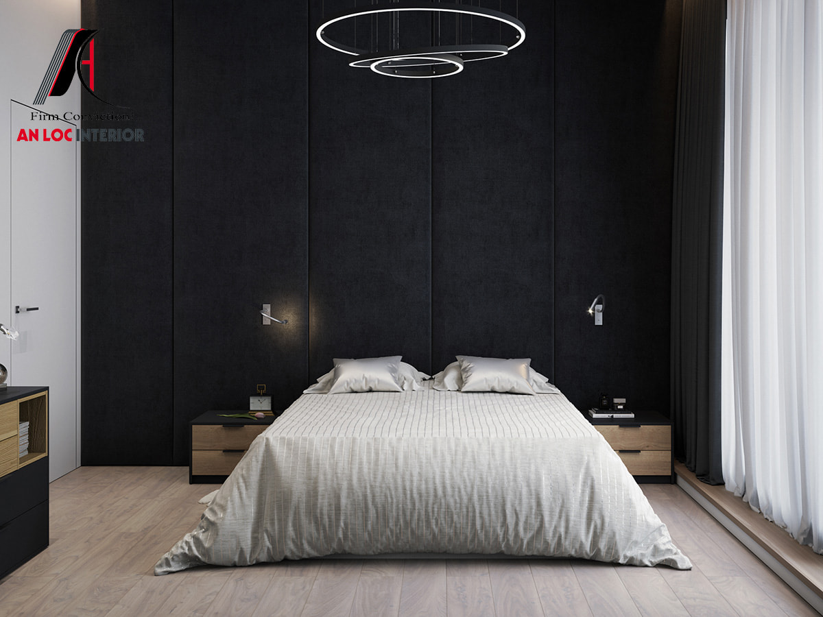 Trang trí nội thất phòng ngủ 15m2 theo phong cách tối giản