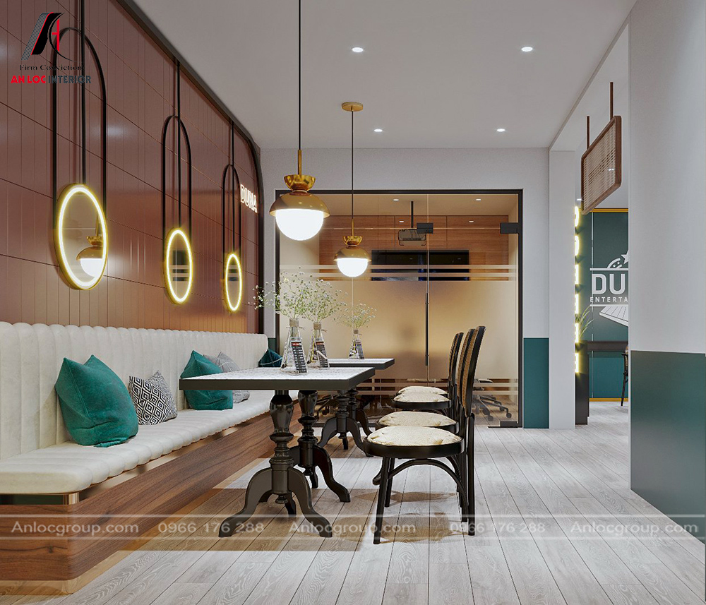 Thiết kế nội thất tầng 3 Cafe Duna - PA2
