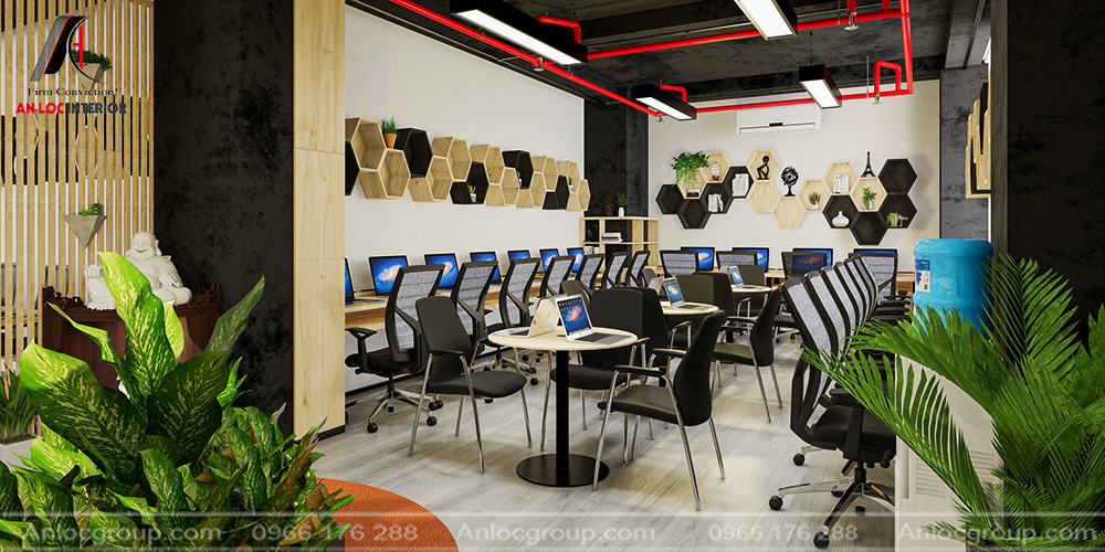 Thiết kế nội thất văn phòng 130m2 tại Bình Tân, TPHCM