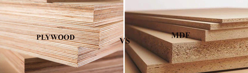 So sánh gỗ plywood và gỗ MDF
