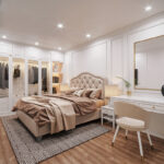 Thiết kế nội thất chung cư tân cổ điển 1 phòng ngủ