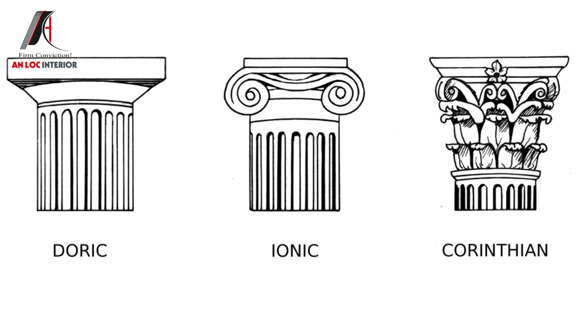 Các hệ cột phổ biến trong kiến trúc cổ điển 