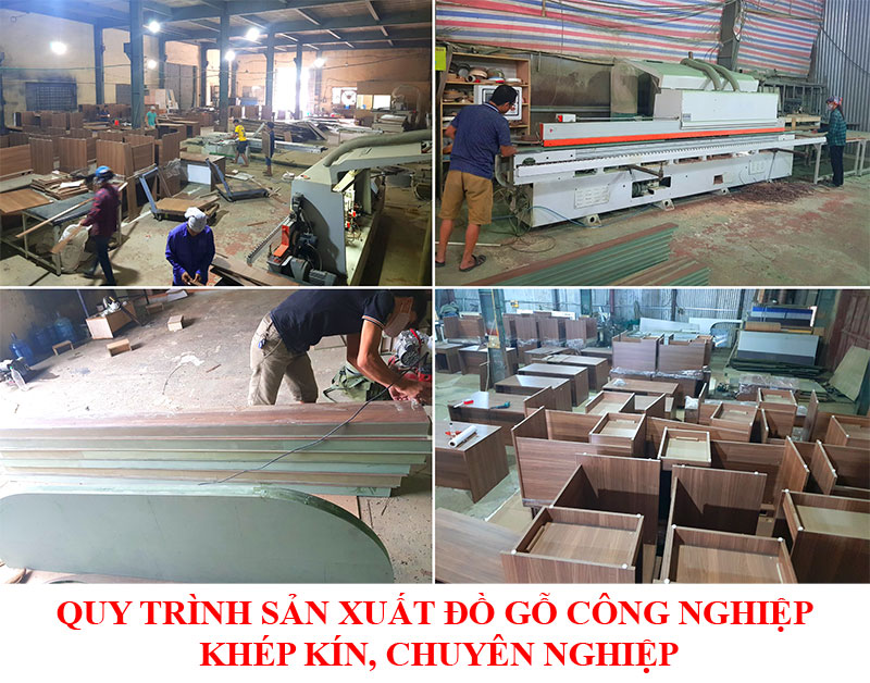 Quy trình sản xuất đồ gỗ công nghiệp tại Xưởng Nội Thất An Lộc