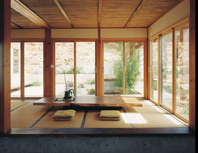 Thiết kế phòng trà biệt thự kiểu Nhật