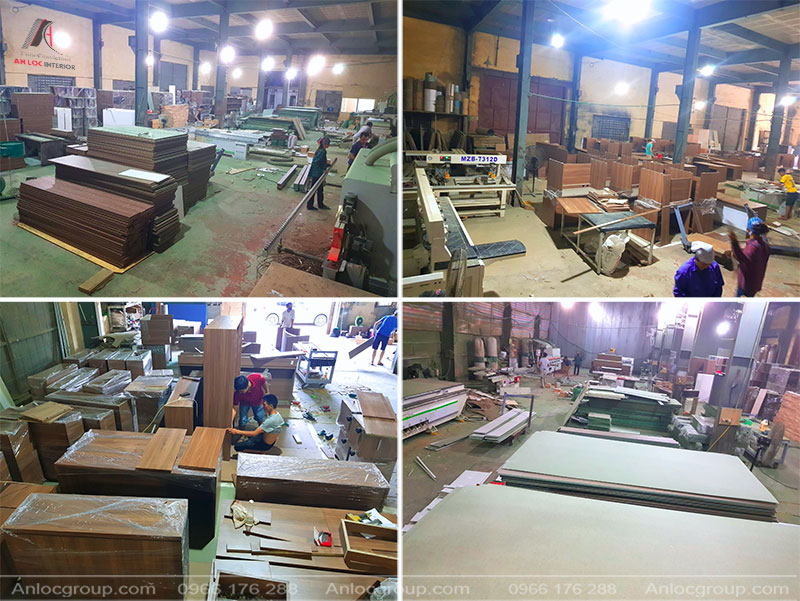 Xưởng sản xuất đồ gỗ công nghiệp - Nội Thất An Lộc