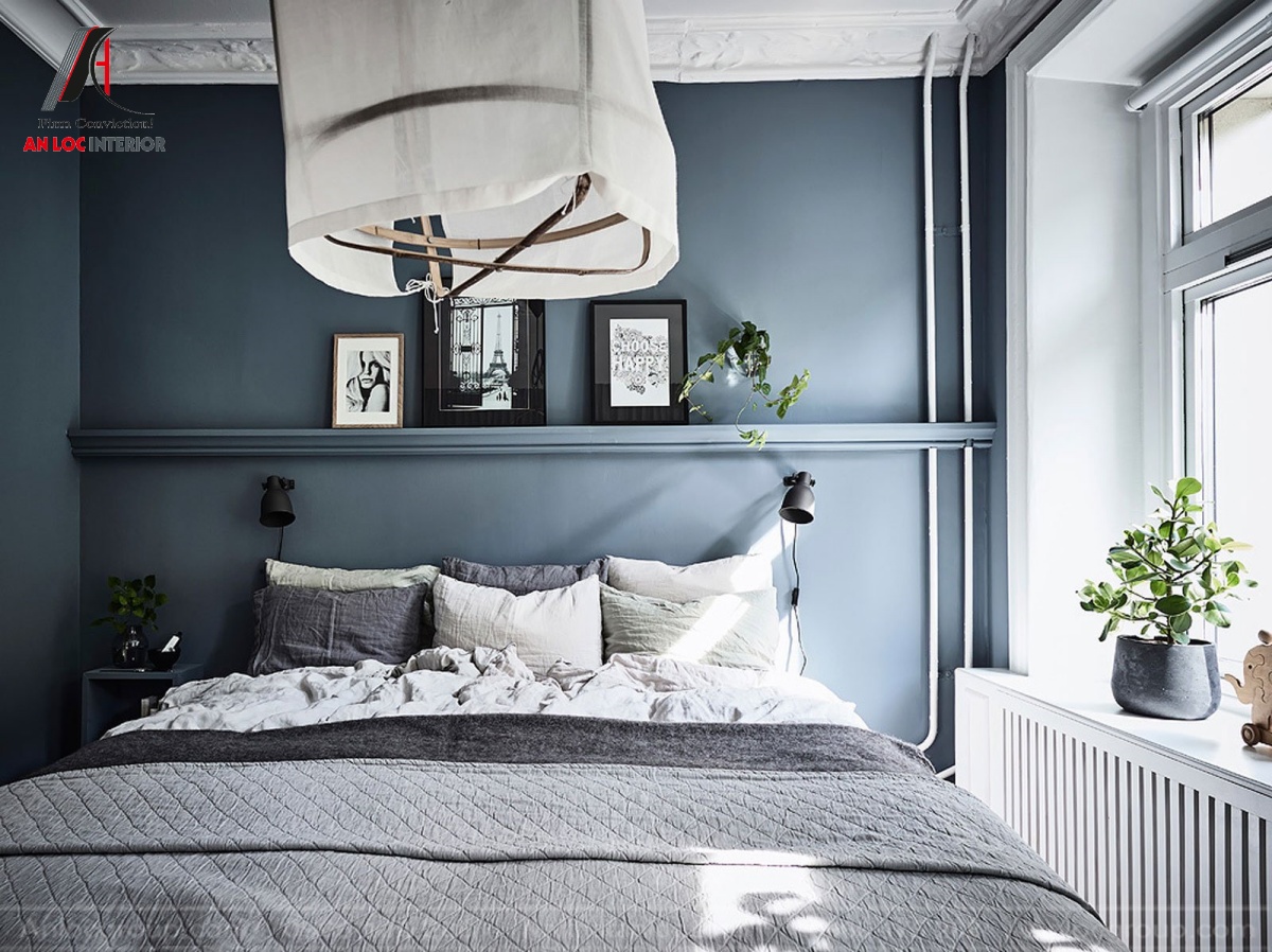 Tạo layer giường cho phòng ngủ phong cách Scandinavian
