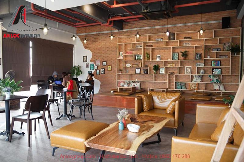 Thiết kế nội thất quán cafe phong cách mid – century