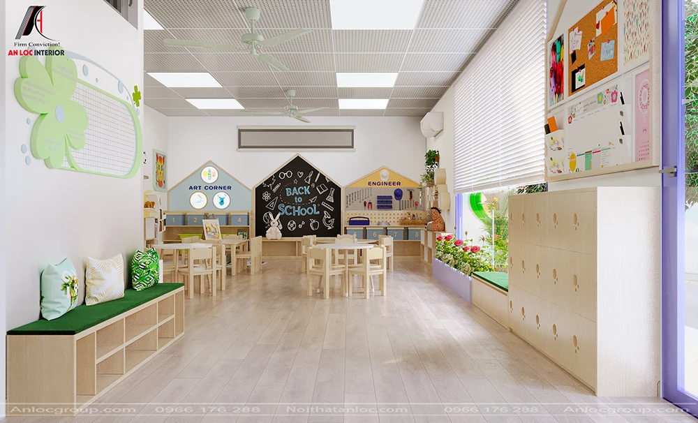 Thiết kế trường mầm non Rainbow Kids - Đắk Lắk