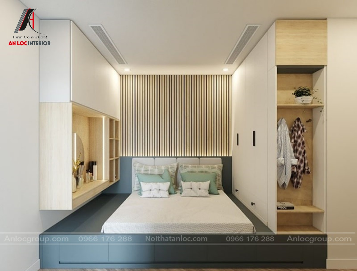 giường gỗ mdf 1m8
