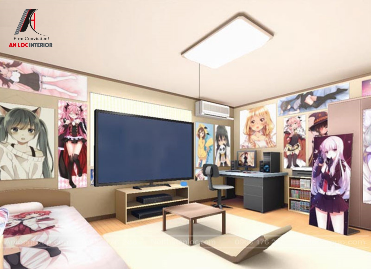 phòng ngủ anime đẹp