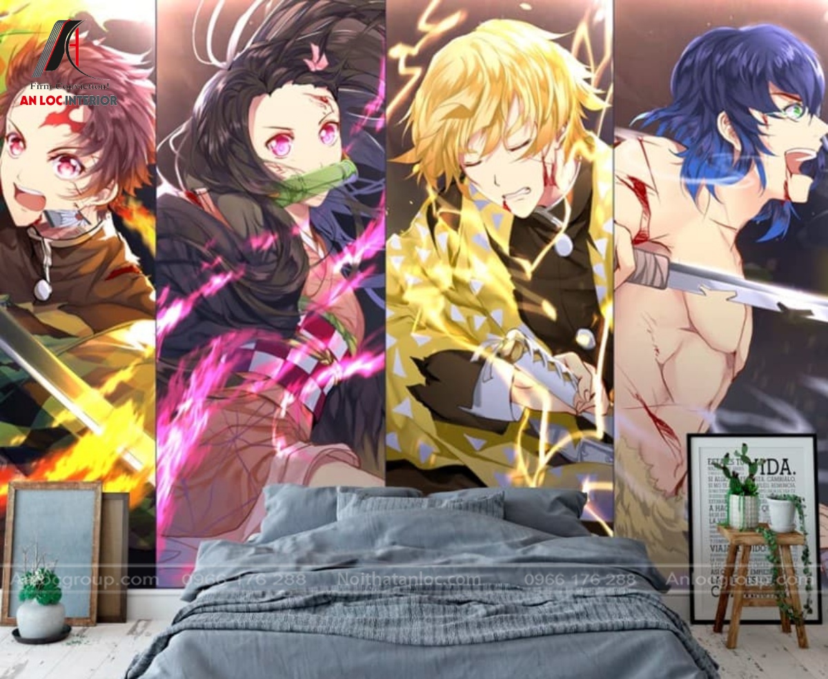 vẽ phòng ngủ anime