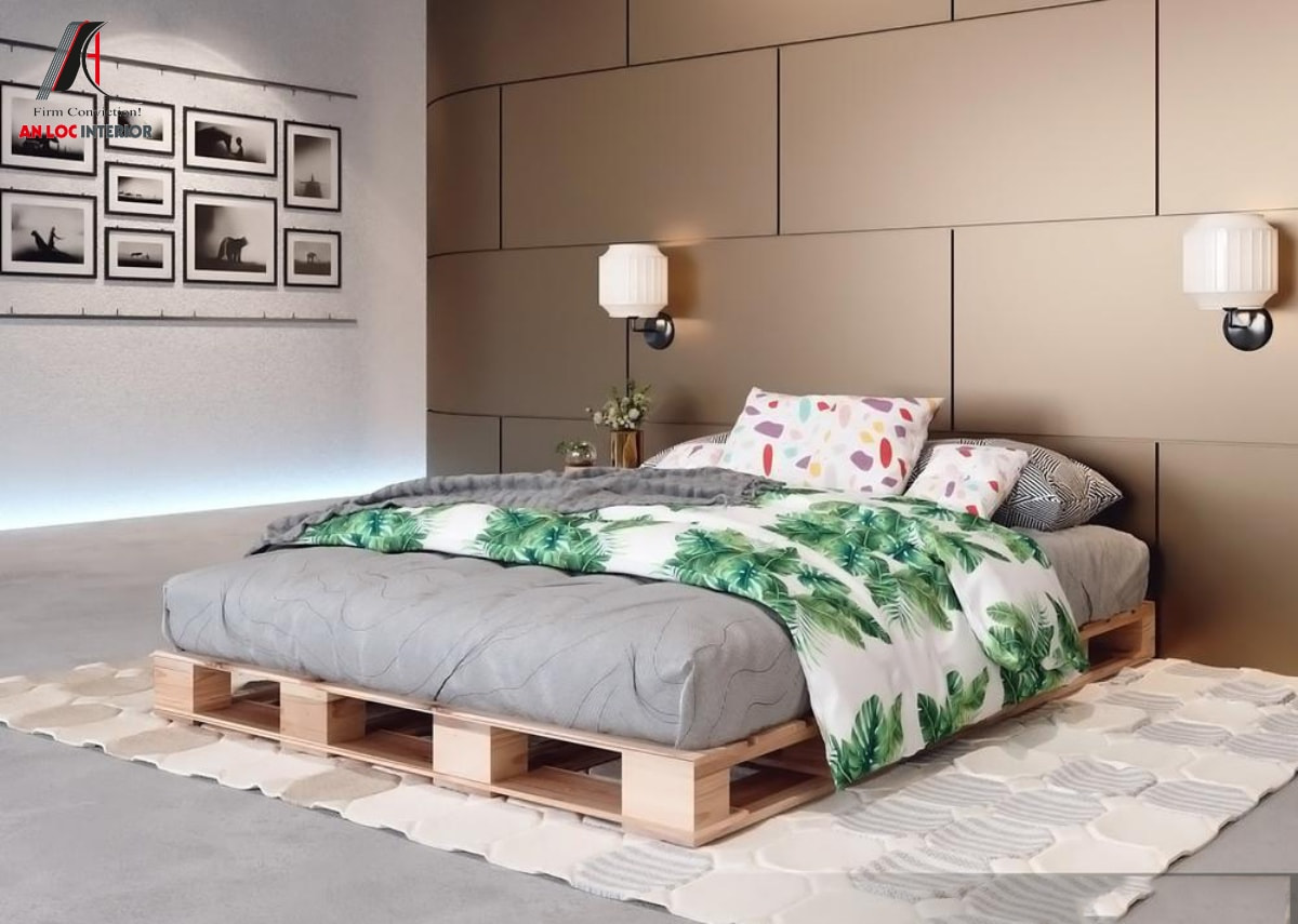 Kích thước nệm ngủ phù hợp với kích thước giường bệt kiểu hàn