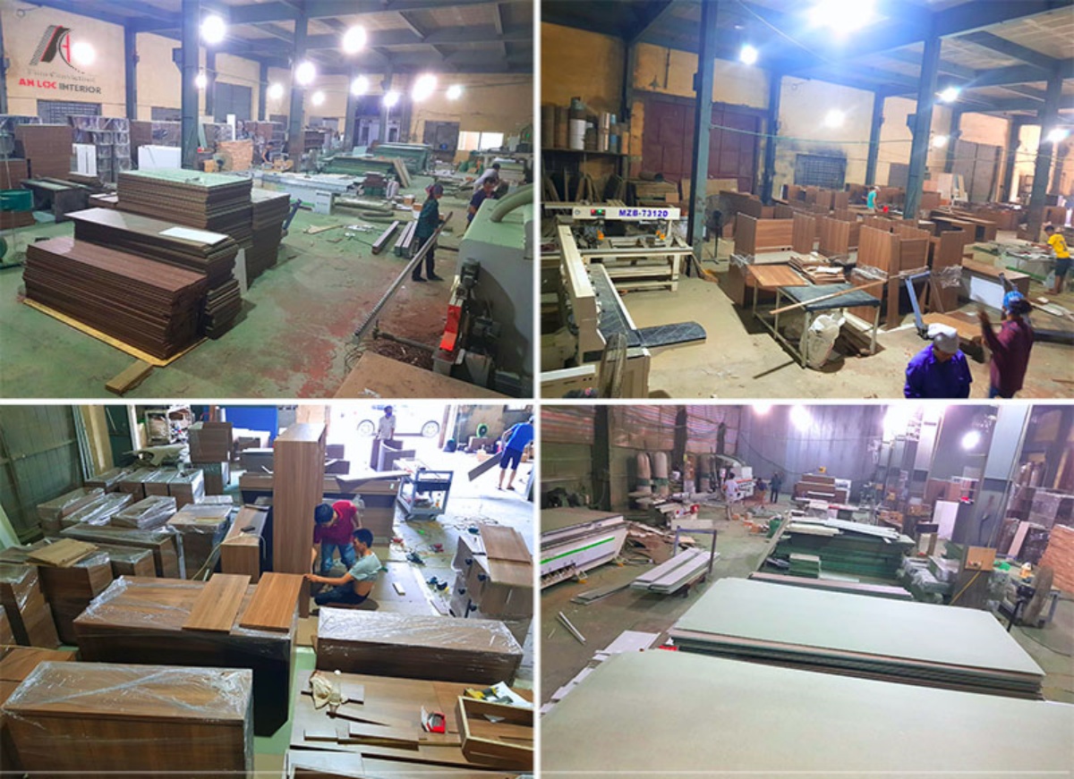 Xưởng sản xuất nội thất khép kín của An Lộc