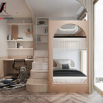 Thiết kế căn hộ 3 phòng ngủ tân cổ điển