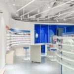 Thiết kế nội thất shop – cửa hàng kính mắt
