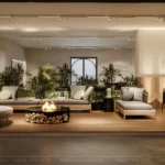 Thiết kế showroom nội thất mở kết hợp không gian xanh