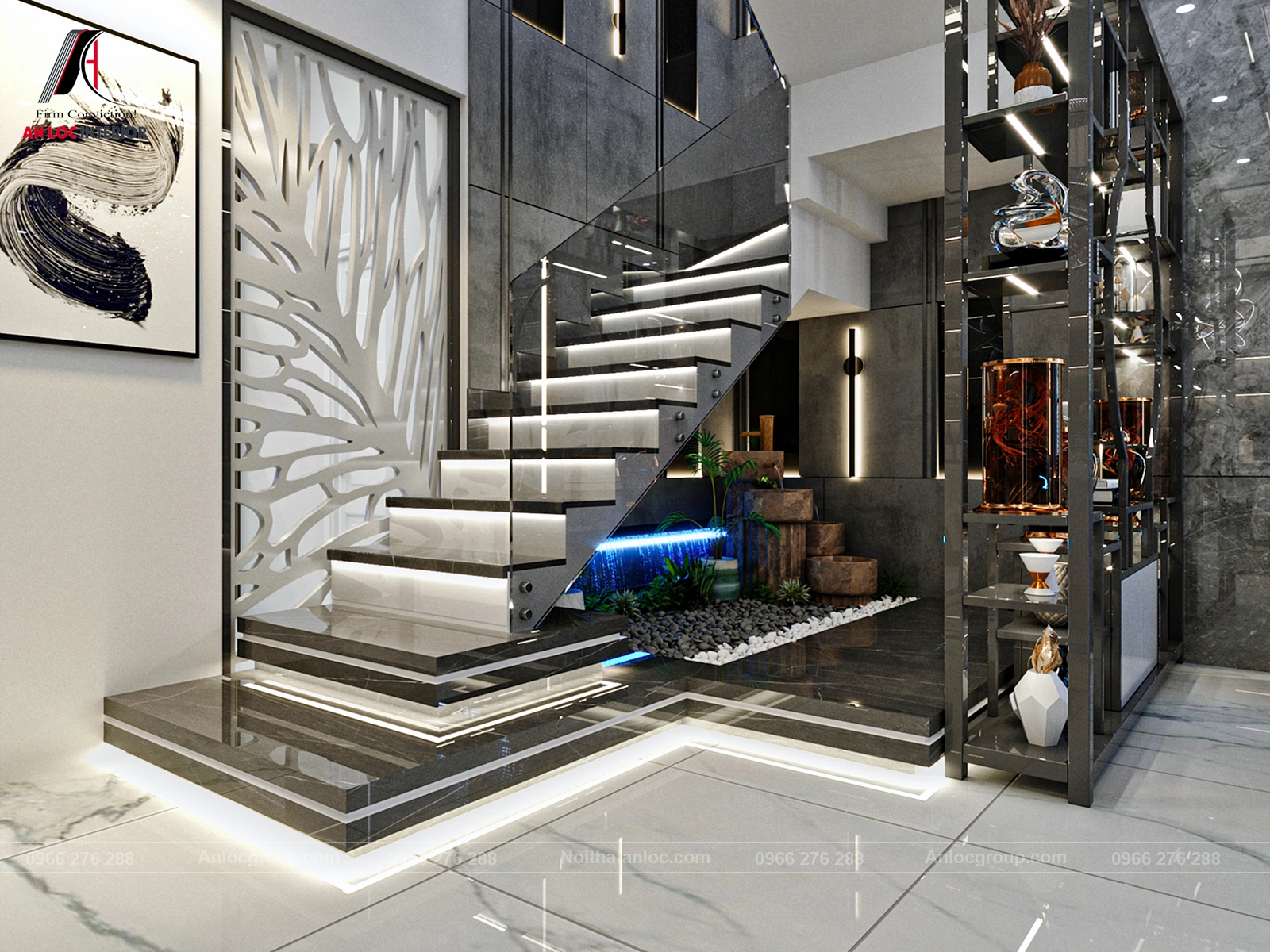 Thiết kế nội thất nhà phố 2 tầng 85m2 tại Phú Thọ - Ảnh 10