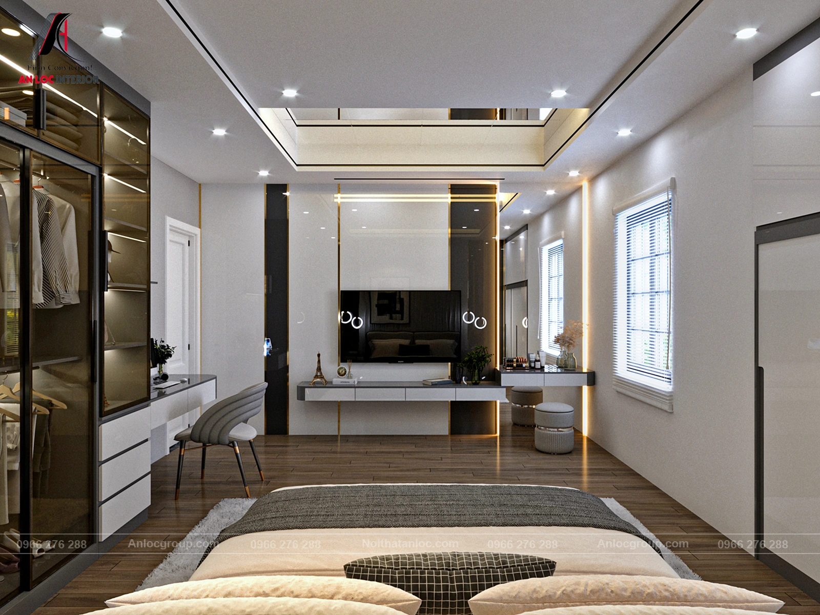 Thiết kế nội thất nhà phố 2 tầng 85m2 tại Phú Thọ - Ảnh 20