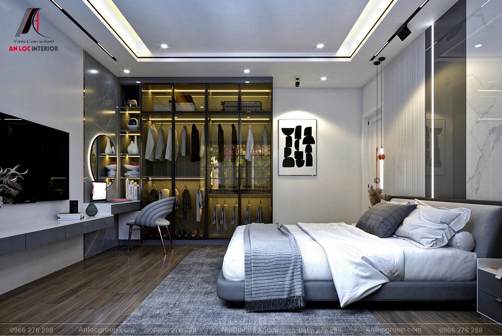 Thiết kế nội thất nhà phố 2 tầng 85m2 tại Phú Thọ - Ảnh 22