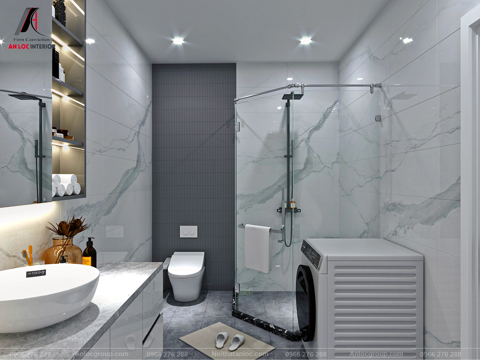 Thiết kế nội thất nhà phố 2 tầng 85m2 tại Phú Thọ - Ảnh 30