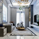 Thiết kế nội thất nhà phố 2 tầng 85m2 tại Phú Thọ - Ảnh 4